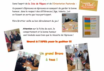 Image descriptif de la joie de paque